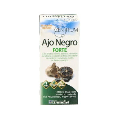 Ynsadiet Extracto de Ajo Negro Envejecido - Complemento Alimenticio para la Circulación - 30 Cápsulas Ynsadiet Extracto de Ajo Negro Envejecido - Complemento Alimenticio para la Circulación - 30 Cápsulas