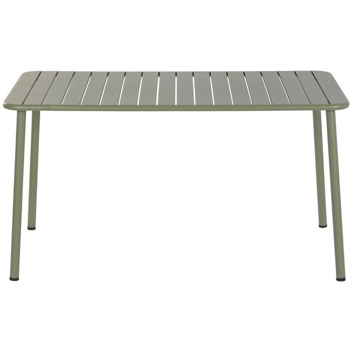 DKD Home Decor Set de Mesa y 4 Sillas de Jardín Apilables, Verde Menta, 140x70x75 cm, Hierro E-Coat y PP, 5 Piezas DKD Home Decor Set de Mesa y 4 Sillas de Jardín Apilables, Verde Menta, 140x70x75 cm, Hierro E-Coat y PP, 5 Piezas