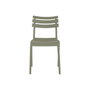 DKD Home Decor Set de Mesa y 4 Sillas de Jardín Apilables, Verde Menta, 140x70x75 cm, Hierro E-Coat y PP, 5 Piezas