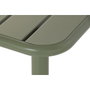 DKD Home Decor Set de Mesa y 4 Sillas de Jardín Apilables, Verde Menta, 140x70x75 cm, Hierro E-Coat y PP, 5 Piezas