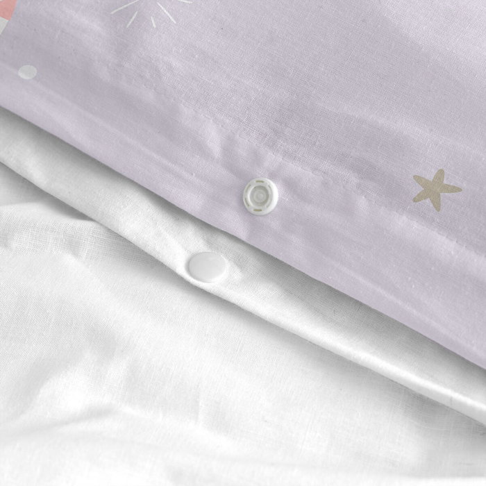 Juego de funda nórdica HappyFriday Moshi Moshi Moons Multicolor Cuna de Bebé 2 Piezas Juego de funda nórdica HappyFriday Moshi Moshi Moons Multicolor Cuna de Bebé 2 Piezas