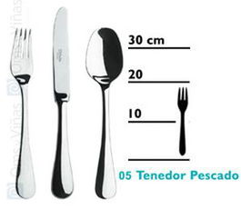 Oslo Tenedor para Pescado, Cubierto de Cubertería, Colección Oslo (Set de 12)