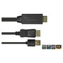 GoodConnections Alcasa HDMI-DP020 Adaptador Cable HDMI 2.0b a DisplayPort 1.2, 4K@60Hz, 2 Metros, Negro, Conectores Macho-Macho