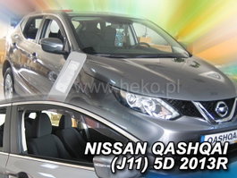 Heko Deflectores de Ventanilla para Nissan Qashqai II J11