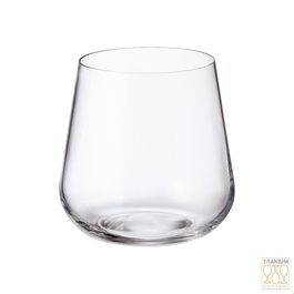 Crystalite Bohemia Vaso 320 Ml Titanium Crystal Glass Amundsen-Ardea (6 Unidades) Altura 91 Diámetro 91 Resistente Duradero Transparente Apto Lavavajillas