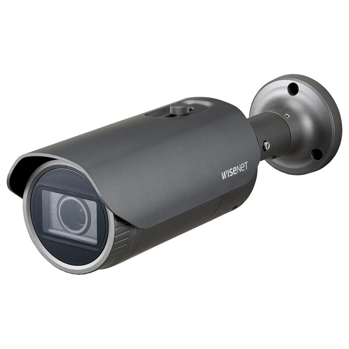 Hanwha - Wisenet QNO-8080R Cámara Bullet Exterior 5MP PoE IR IP66 IK10