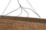 DKD Home Decor Lámpara de Techo de Fibras Naturales 138x26x33