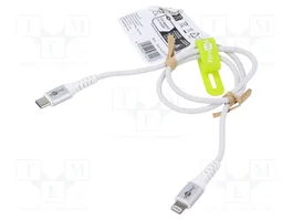 GOOBAY Cable USB 2.0 de Apple Lightning a USB C, 0,5m