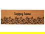 Giftdecor Felpudo Casa Feliz 40x120 cm Fibra de Coco y Plástico PVC (Set de 6)