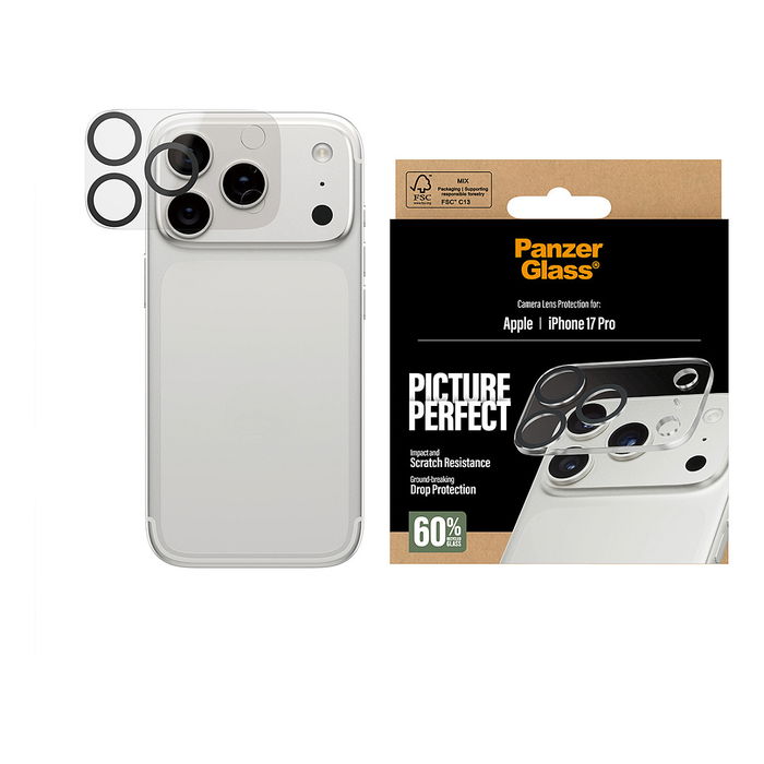 PanzerGlass Protector de Cámara PicturePerfect para iPhone 17 Pro