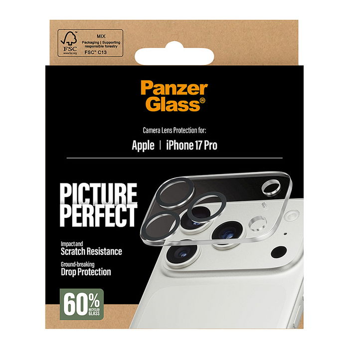 PanzerGlass Protector de Cámara PicturePerfect para iPhone 17 Pro