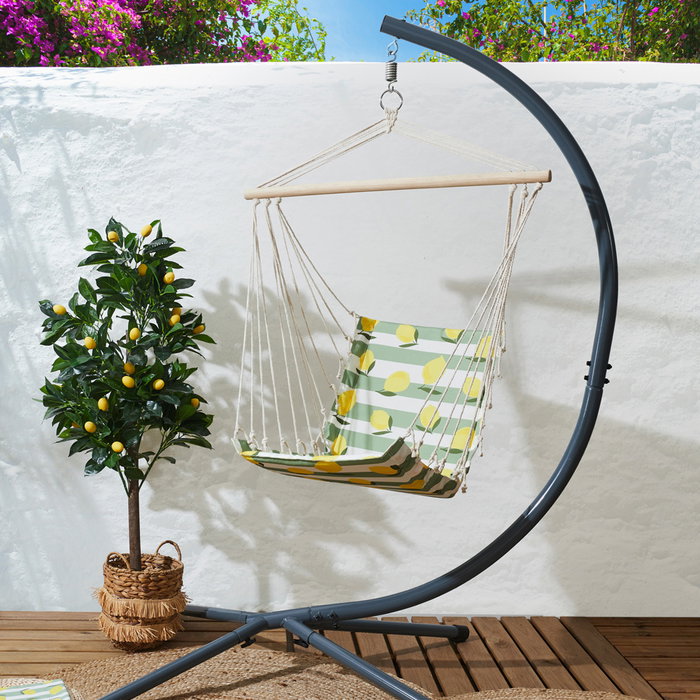 Home Deco Factory Silla Colgante Limones Rayas Bain De Soleil
