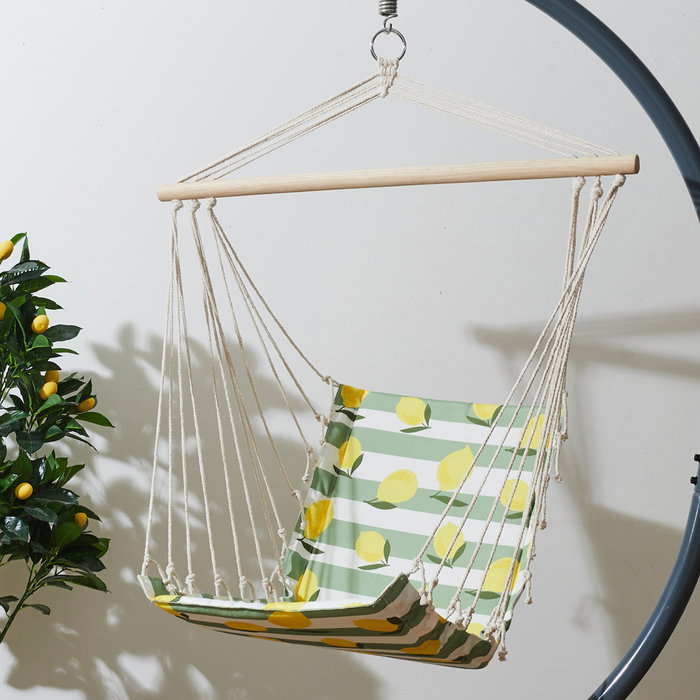 Home Deco Factory Silla Colgante Limones Rayas Bain De Soleil