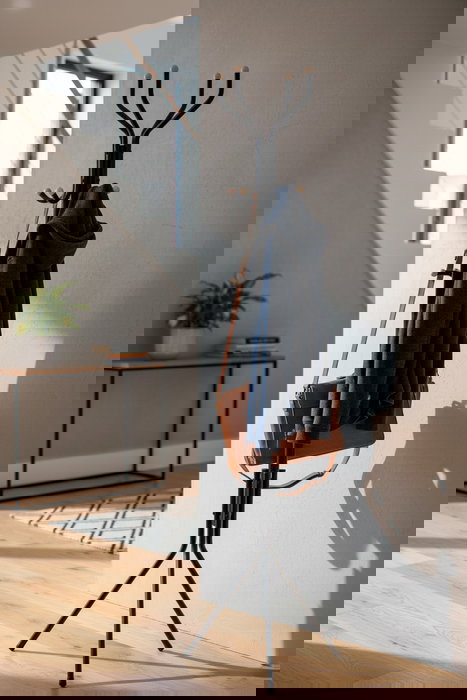 Inde Perchero Metálico de Pared, 175 x 42 cm (6 Unidades)