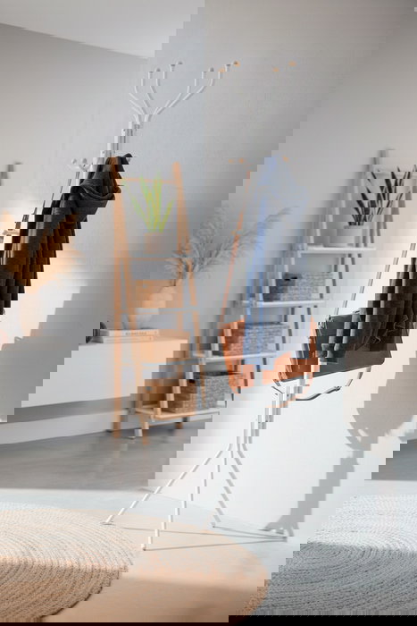 Inde Perchero Metálico de Pared, 175 x 42 cm (6 Unidades)