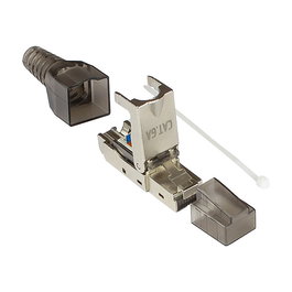GoodConnections RJ45 Conector Cat. 6A 10G 500MHz, Feldkonfektionierbar, Para Cable Red