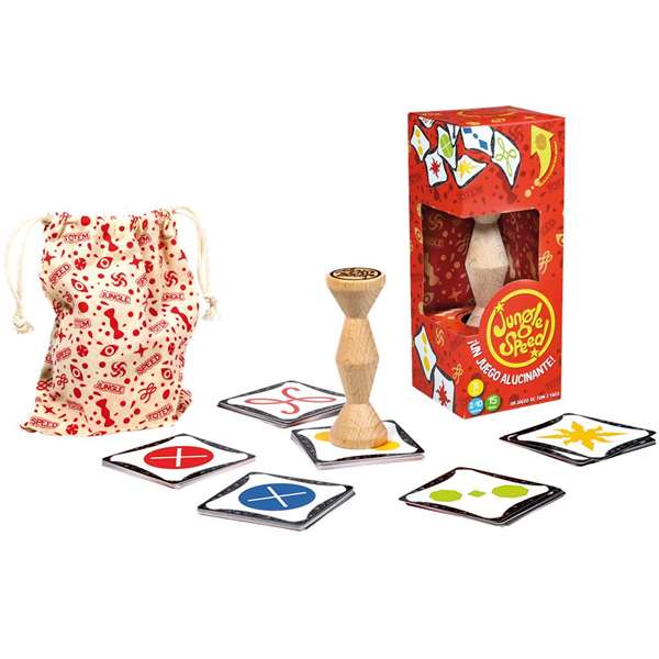 Asmodee Juego Jungle Speed - Juego de cartas para niños y adultos a partir de 7 años