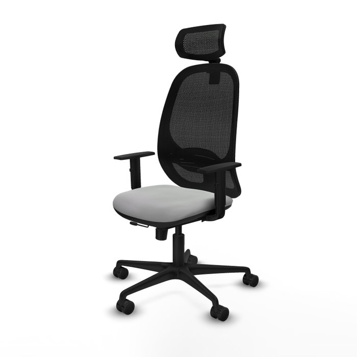 PIQUERAS Y CRESPO Silla de oficina Cilanco Sincro/Traslack Gris claro y Negro