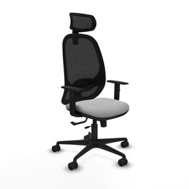 PIQUERAS Y CRESPO Silla de oficina Cilanco Sincro/Traslack Gris claro y Negro