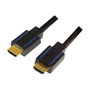 LogiLink Cable HDMI 4K/60 Hz, A/M a A/M, 3 m, negro/azul