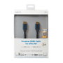LogiLink Cable HDMI 4K/60 Hz, A/M a A/M, 3 m, negro/azul
