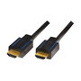 LogiLink Cable HDMI 4K/60 Hz, A/M a A/M, 3 m, negro/azul