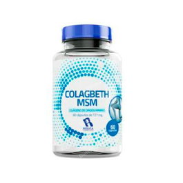BEQUISA Colagbeth 60 Cápsulas Colágeno Peptan y MSM para Articulaciones y Huesos