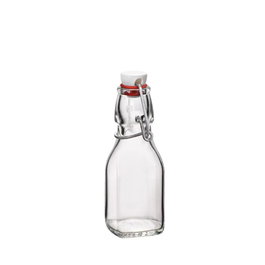 Bormioli Botella Swing de Cristal, 15 cl, H 134 mm con Tapon, Modelo Botella Swing (Set de 20)
