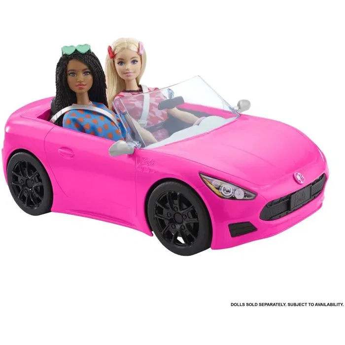 Barbie Convertible Rosa para Muñecas con Espacio para Dos Barbie Convertible Rosa para Muñecas con Espacio para Dos