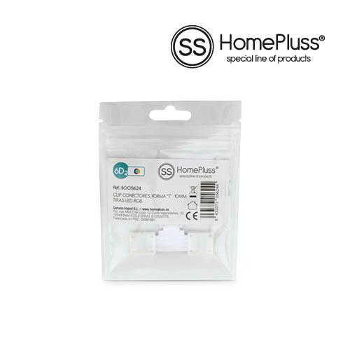HomePluSS Conector en forma de T para tira LED RGB