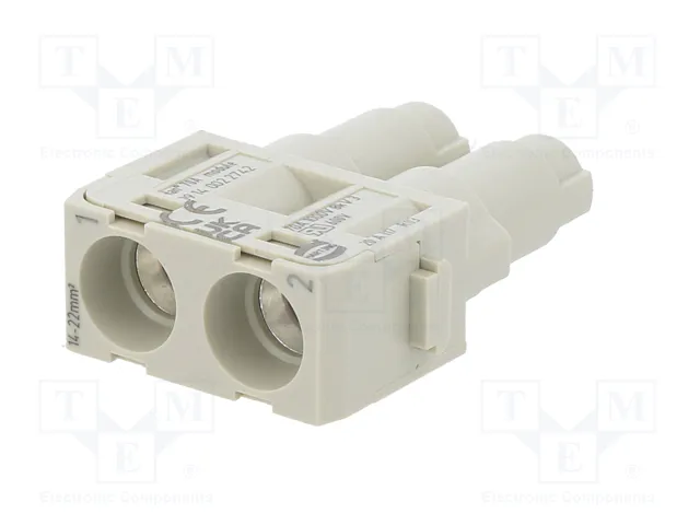 HARTING Han-Modular® Módulo Conector Hembra 70A 1000V 2 PIN