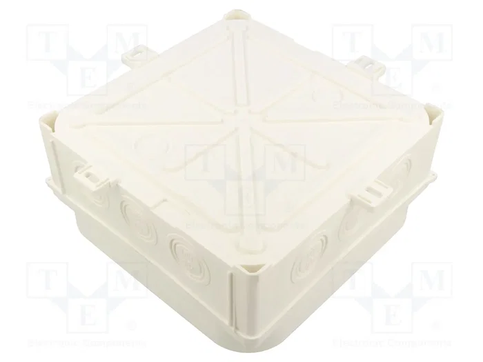 SIMET Caja de conexiones de poliamida blanca con diafragmas de membranas