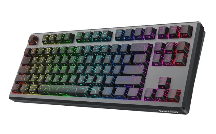 Redragon Uranus PRO K732MC-RGB-PRO Teclado Mecánico Inalámbrico 87 Teclas RGB Negro Disposición Español
