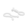 DeLOCK Kabeldriller Ø 11 mm transparente, 100 piezas