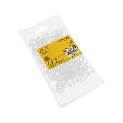 DeLOCK Kabeldriller Ø 11 mm transparente, 100 piezas DeLOCK Kabeldriller Ø 11 mm transparente, 100 piezas