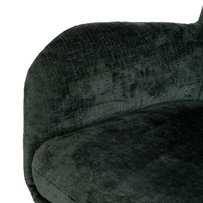 Sillón Giratorio Verde Tejido-Metal 78 X 84,50 X 104,50 cm