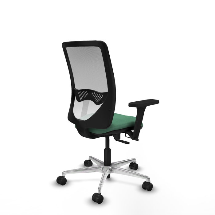 PIQUERAS Y CRESPO Silla de oficina Zulema con mecanismo Sincro/Traslack, Verde esmeralda y Blanco PIQUERAS Y CRESPO Silla de oficina Zulema con mecanismo Sincro/Traslack, Verde esmeralda y Blanco