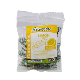 SILVESTRE Caramelos de Limón sin Azúcar 70 g