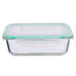 Fiambrera Castey C-ABO1040 Transparente Vidrio de Borosilicato Rectangular 1040 ml