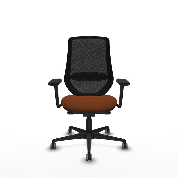 PIQUERAS Y CRESPO Silla de oficina Mardos con mecanismo Sincro/Traslack Marrón y Negro PIQUERAS Y CRESPO Silla de oficina Mardos con mecanismo Sincro/Traslack Marrón y Negro