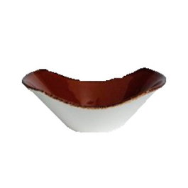Steelite Terramesa Moka Bowl Oval Taste - Juego de Vajilla Ovalada en 16 Colores (Set de 12)