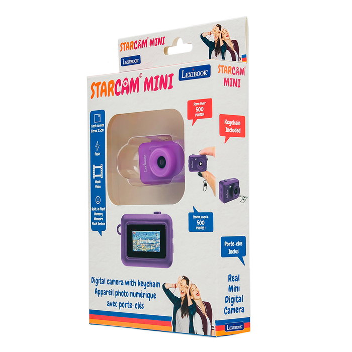 Lexibook Mini Cámara Digital Rosa Djkc76Pk para Niños +6 Años con Filtros y Puerto USB Lexibook Mini Cámara Digital Rosa Djkc76Pk para Niños +6 Años con Filtros y Puerto USB