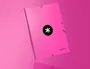 Antartik Carpeta de Gomas Tres Solapas Cartón Forrado A4 Rosa