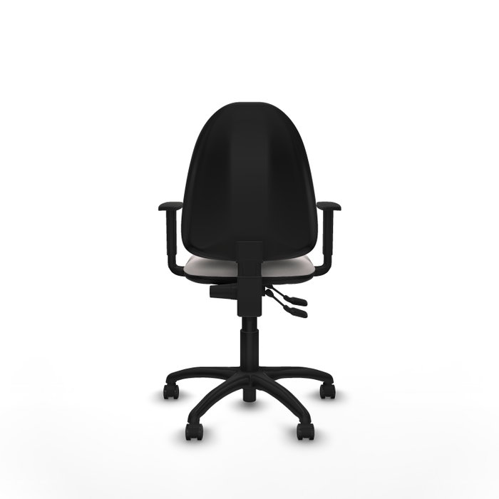 PIQUERAS Y CRESPO Silla de oficina Aýna Blanca con Brazos 1D