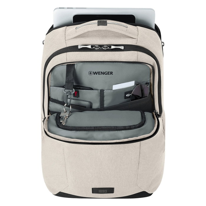 Wenger MX Professional Mochila Urbana Unisex para Portátil de 16 Pulgadas (40,6 cm), Poliéster, Color Arena Wenger MX Professional Mochila Urbana Unisex para Portátil de 16 Pulgadas (40,6 cm), Poliéster, Color Arena