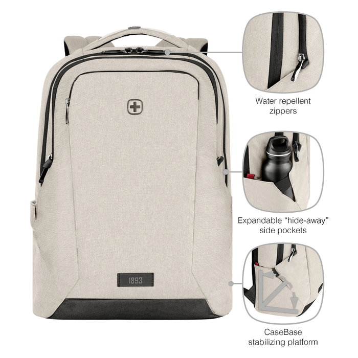 Wenger MX Professional Mochila Urbana Unisex para Portátil de 16 Pulgadas (40,6 cm), Poliéster, Color Arena Wenger MX Professional Mochila Urbana Unisex para Portátil de 16 Pulgadas (40,6 cm), Poliéster, Color Arena