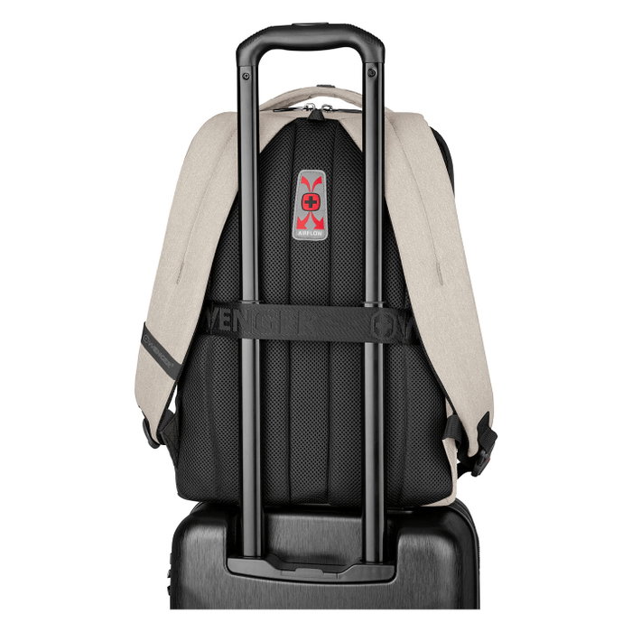 Wenger MX Professional Mochila Urbana Unisex para Portátil de 16 Pulgadas (40,6 cm), Poliéster, Color Arena Wenger MX Professional Mochila Urbana Unisex para Portátil de 16 Pulgadas (40,6 cm), Poliéster, Color Arena