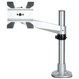 Startech ARMPIVOTB2 Brazo de Monitor para Escritorio Premium, Aluminio, Plata, hasta 14 kg, 34" (86.4 cm), VESA 75/100, Compatible Apple iMac/Cinema Display