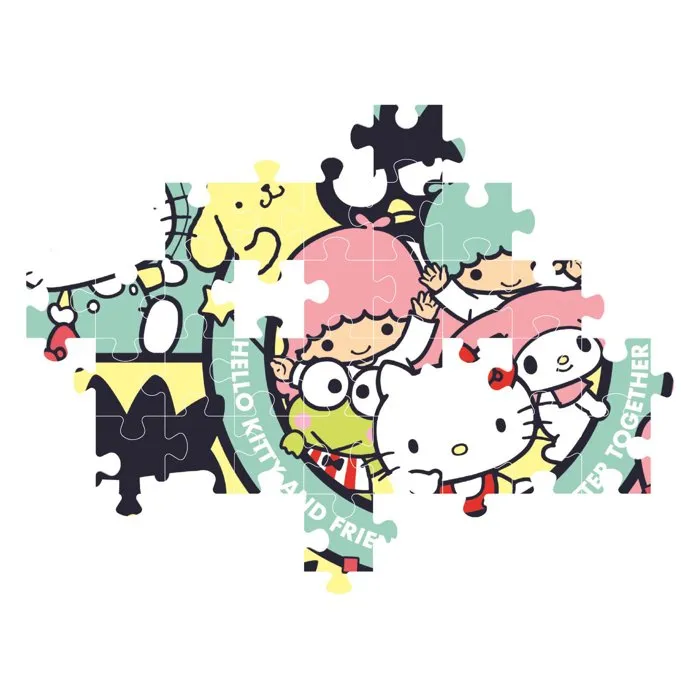 Clementoni Rompecabezas de 104 piezas Hello Kitty y sus amigos - Infantil a partir de 6 años - Super Pieces