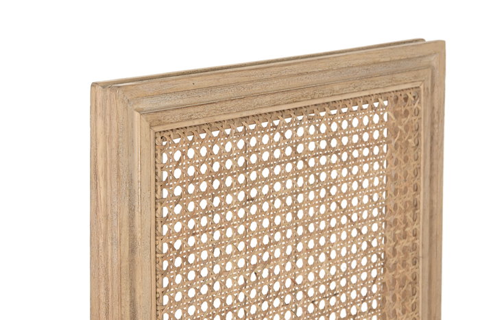 DKD Home Decor Silla Olmo y Ratán Apilable Natural DKD Home Decor Silla Olmo y Ratán Apilable Natural